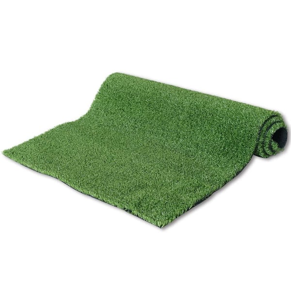 Afoxsos 38.4 in. x 78 in. Artificial Rug Grass Graden Lawn Turf