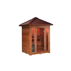 Waverly 3-Person Outdoor Cedar Wet/Dry Electric Sauna