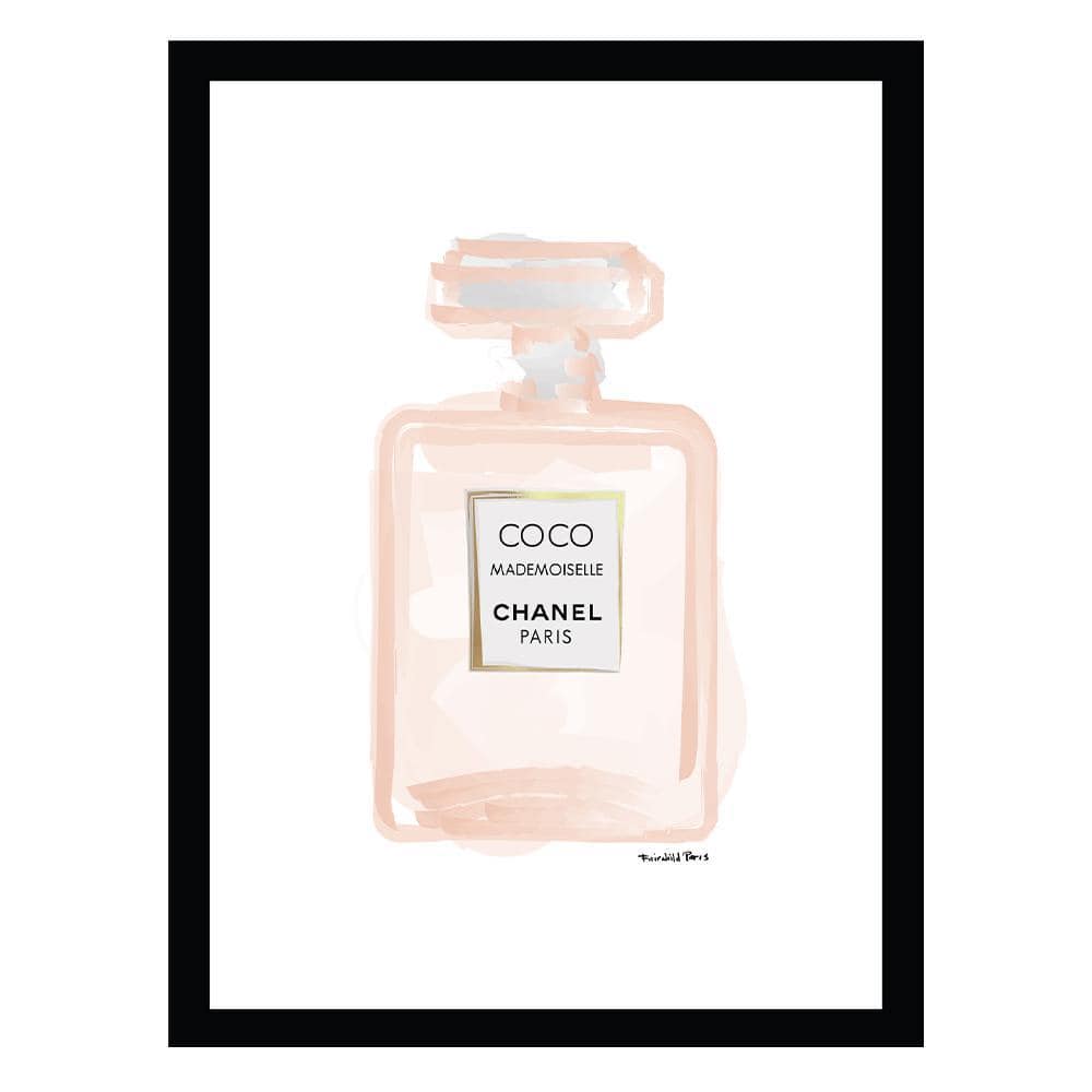 Fashion Glam Perfume Bottle Drawing by Fairchild Paris Framed Graphic Print Abstract Poster Art Print 18 in. x 14 in. price history on PriceWatchPro