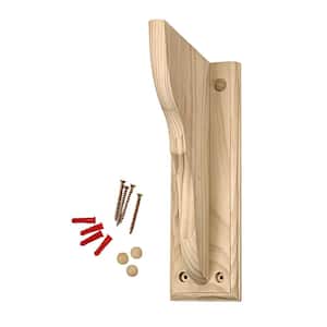 Pine Bracket w/ Backing Plate - 11.25 in. x 7.75 in. x 0.75 in. - Sanded Unfinished Wood - Includes Mounting Hardware