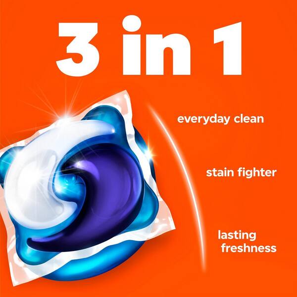 Tide 3 in 1 Original Scent Laundry Detergent Pods, 76-Count