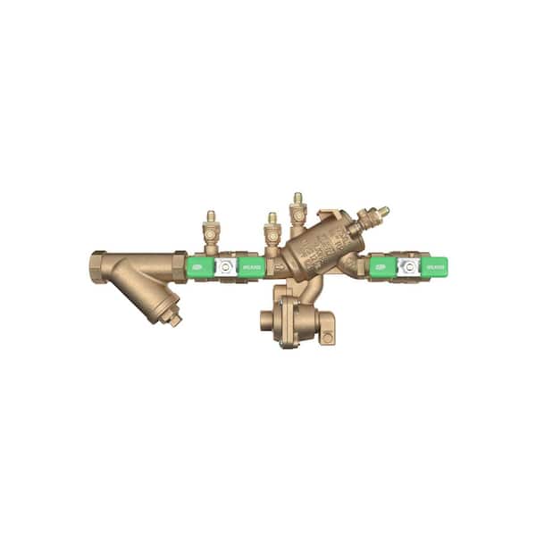 Wilkins 3/4 in. 975XL3 Reduced Pressure Principle Backflow Preventer with Model SXL Lead-Free Wye Type Strainer