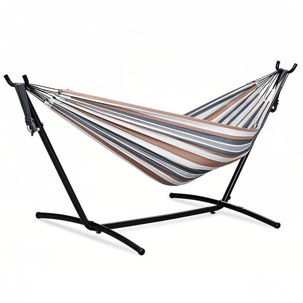 Double Hammock with Steel Stand, 450 lb. Capacity Heavy Duty Hammocks for Garden and Yard with Portable Carrying Bag price history on PriceWatchPro