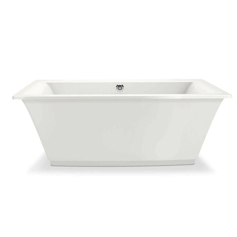 UPC 718426138107 product image for MAAX Optik 66 in. Acrylic Flatbottom Rectangular Freestanding Bathtub in White | upcitemdb.com