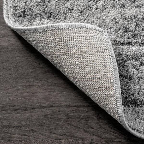 nuLOOM Sherill Modern Ripples Gray 3 ft. x 12 ft. Runner Rug
