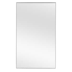 51 in. H x 31 in. W Rectangle Alloy Framed Silver Vanity Mirror