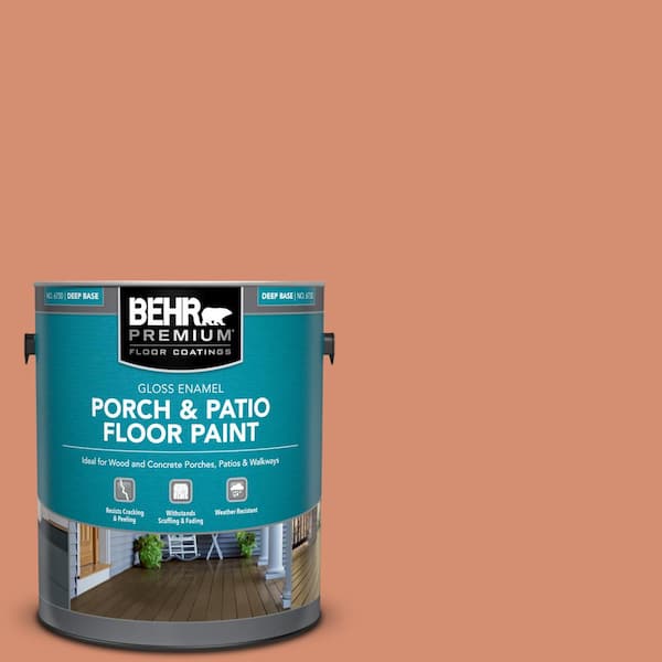 BEHR PREMIUM 1 gal. #PFC-12 Nuevo Terra Gloss Enamel Interior/Exterior Porch and Patio Floor Paint