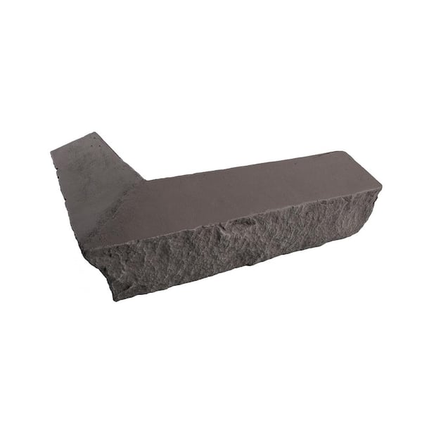 GenStone 14 in. x 2 in. x 3.5 in. Coffee Stacked Stone Faux Stone Outside Corner Ledger Siding