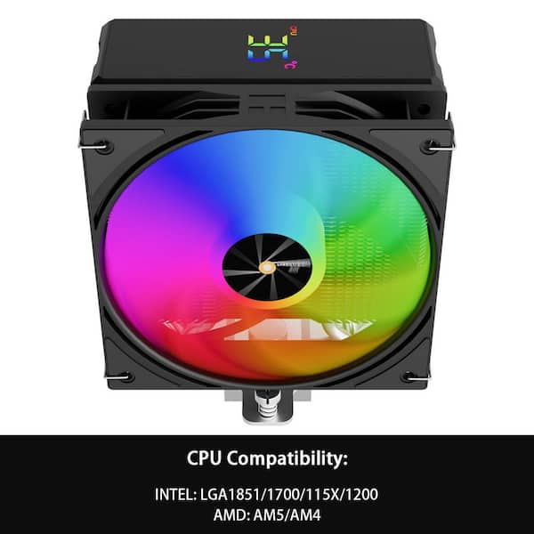 YICHUHAOXI Assassin X 120R Digital ARGB CPU Cooler LCD Screen