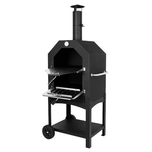 Fornetto Outdoor Wood-Fired Pizza Oven - Black