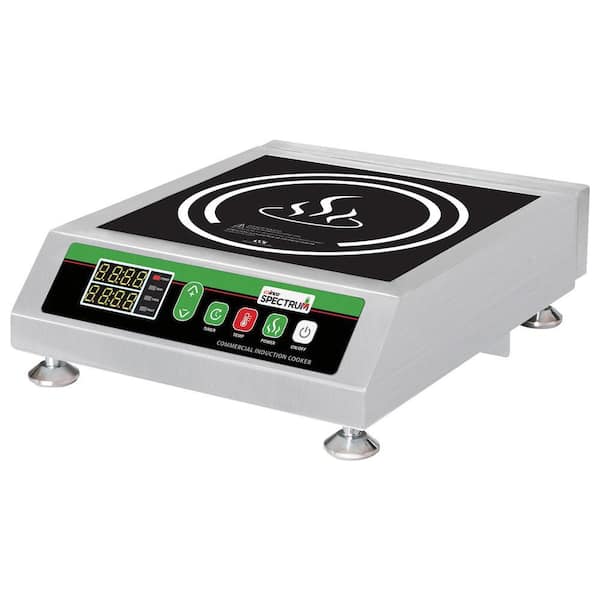 Single Burner 10.5 in. Silver Hot Plate