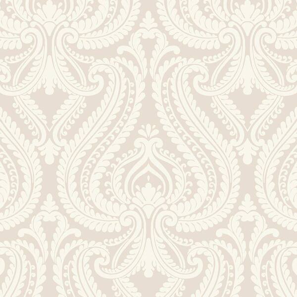 Beacon House Imperial Grey Modern Damask Wallpaper