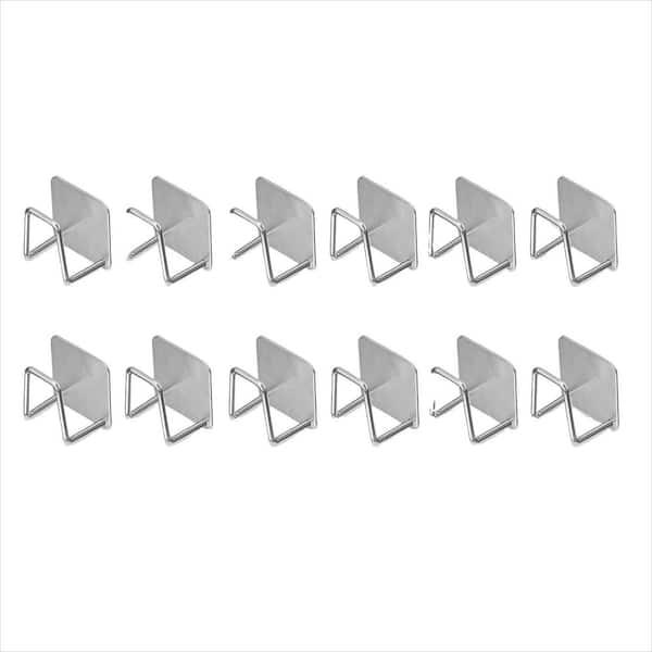 12-Pack Stainless Steel Under Cabinet Cutting Board Holder, Pot Lid Organizer for Cabinet Cutting Board