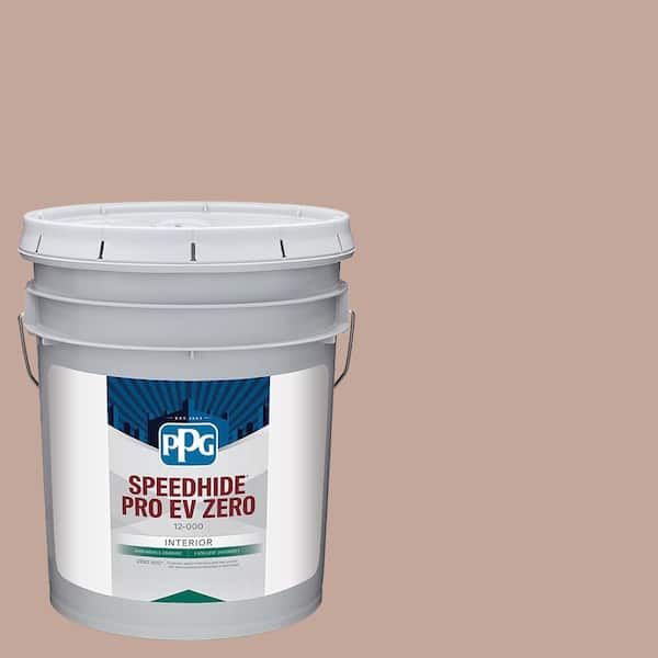 PPG Speedhide Pro EV Zero 5 gal. PPG1072-4 Taupe Tapestry Flat Interior Paint