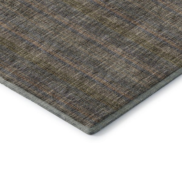 Mayfield Premium Machine Washable Abstract AMF982 Taupe 8 ft. x 10 ft. Area Rug