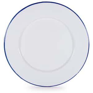Rolled Edge Cobalt Enamelware Dinner Plate (Set of 4)