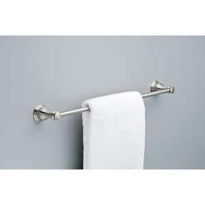 Aubrey 24 in. Towel Bar in Brushed Nickel