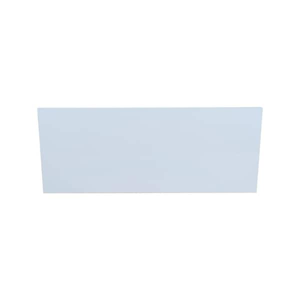 Cambridge Radiance 12 in. W x 30 in. H Slab Wall Cabinet End Panel in White Gloss