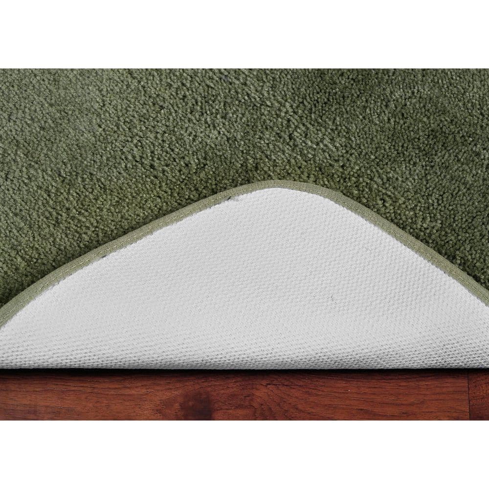 Deep Fern Traditional Nylon 2-Piece Bath Rug Set