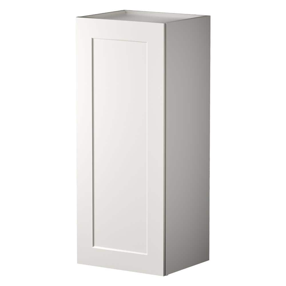 15 in. W x 12 in. D x 36 in. H Plywood Ready to Assemble Single Door Wall Kitchen Cabinet with Soft Close in White price history on PriceWatchPro