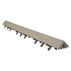 1/6 ft. x 3 ft. Quick Deck Composite Deck Tile Stair Trim in Roman Antique (2-Pieces per Box)