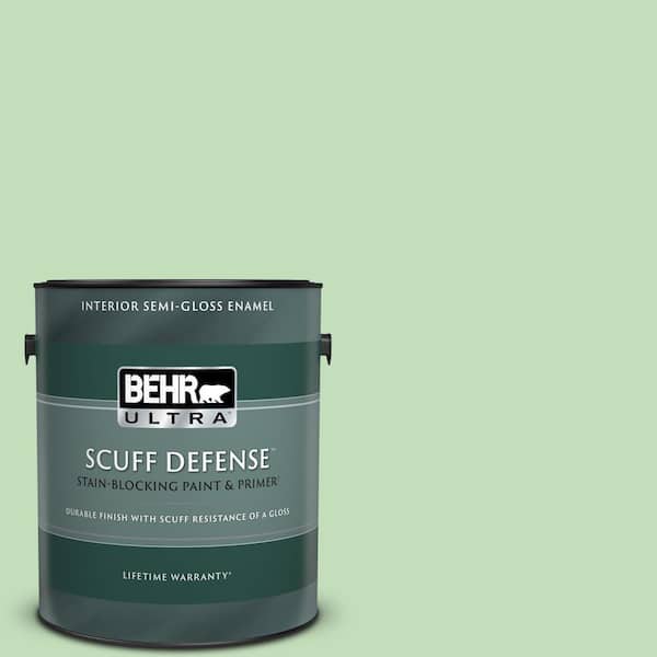 BEHR ULTRA 1 gal. #M390-3 Galway Extra Durable Semi-Gloss Enamel Interior Paint & Primer