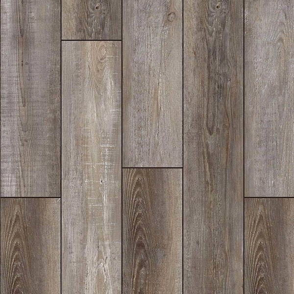 Dekorman Vista Austin Pine 12 MIL x 7.1 in. W x 48 in. L Click Lock Waterproof Luxury Vinyl Plank Flooring (18.9 sqft/case)