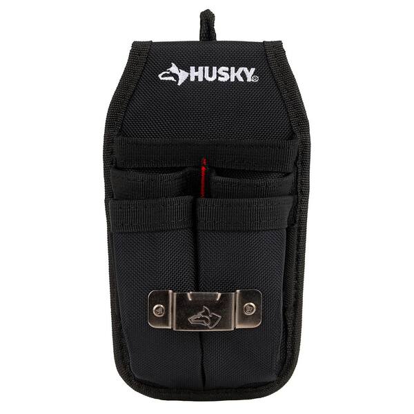 thumbnail image 2 of Dickies 57100 2-Compartment Tool Pouch – Small, Durable Polyester Phone Holder 2 of 3