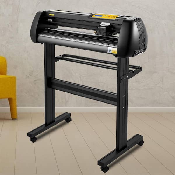 Vinyl Cutter Machine Upgraded 28 in. Cutting Machine Adjustable Force and Speed Vinyl Printer with Windows System