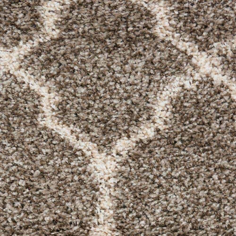 Stone High Pile Shag Rectangular Area Rug