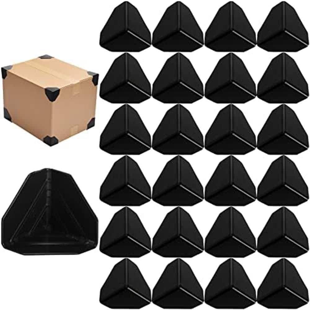 200 Pcs Plastic Packaging Edge Protectors Heavy Duty Shipping Box Corner Guards for Boxes Cartons Panels 2.4 in. Black price history on PriceWatchPro