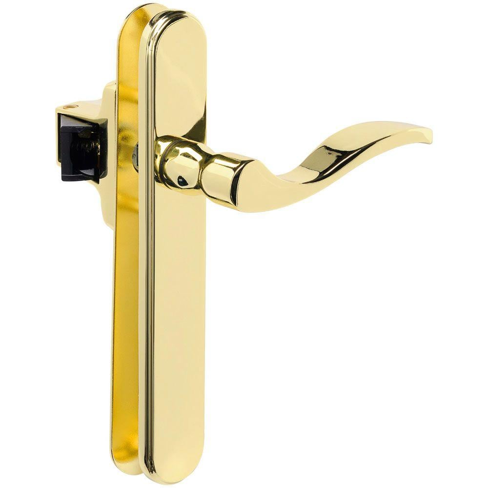 Wright Products Serenade Polished Brass Lever Latch VBG115PB The Home  Depot