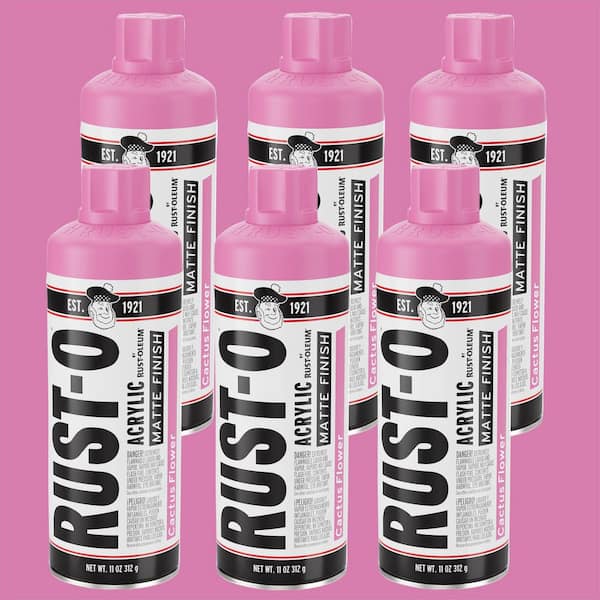 11 oz. Rust-O Matte Cactus Flower Spray Paint (Case of 6)