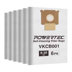 Fleece Filter Bags for Vacmaster VK811PH, VK1011SIWTH (6-Pack)