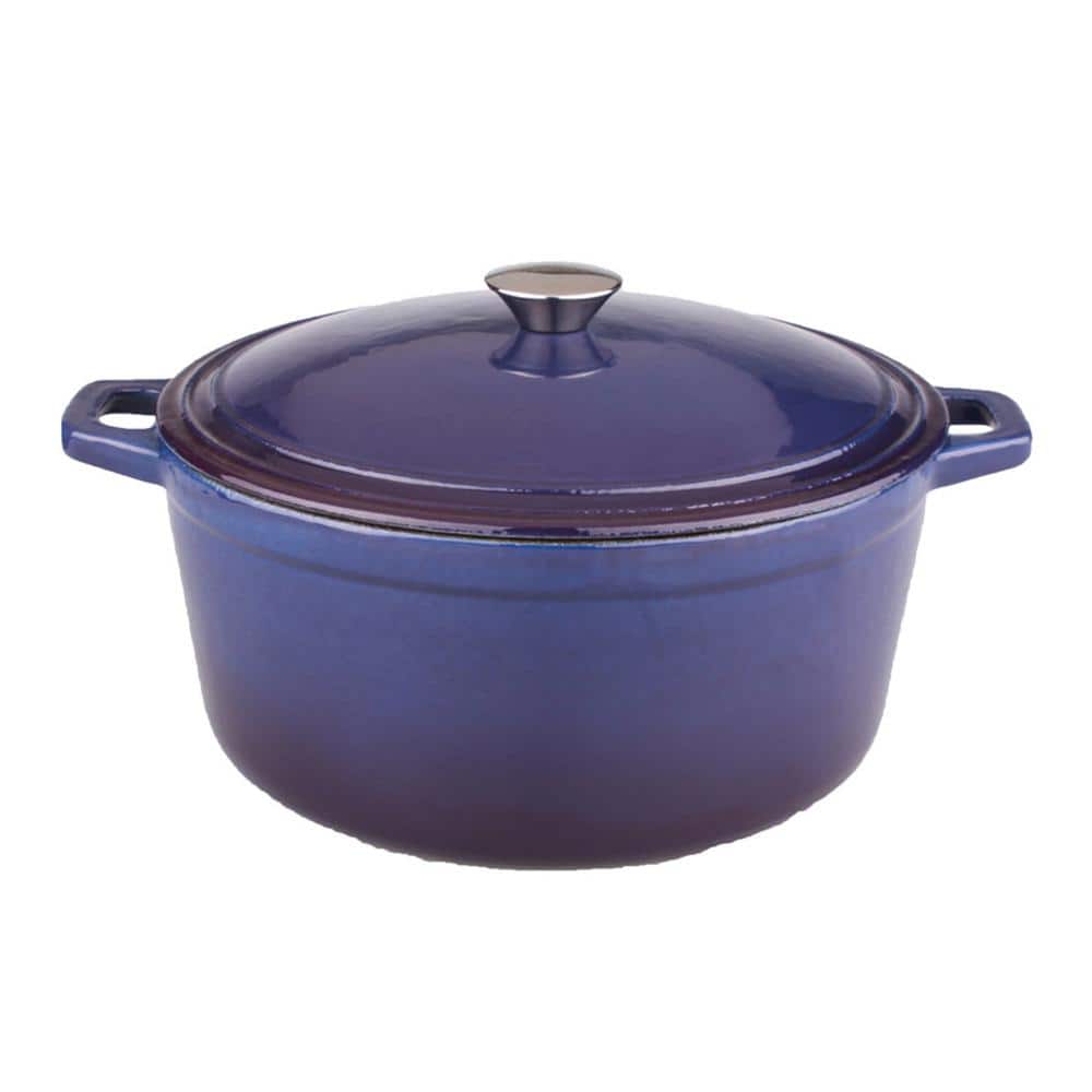- 2211306A Cast Casserole Qt. 5 Depot The with Neo BergHOFF Oval Dish Lid Iron Purple Home