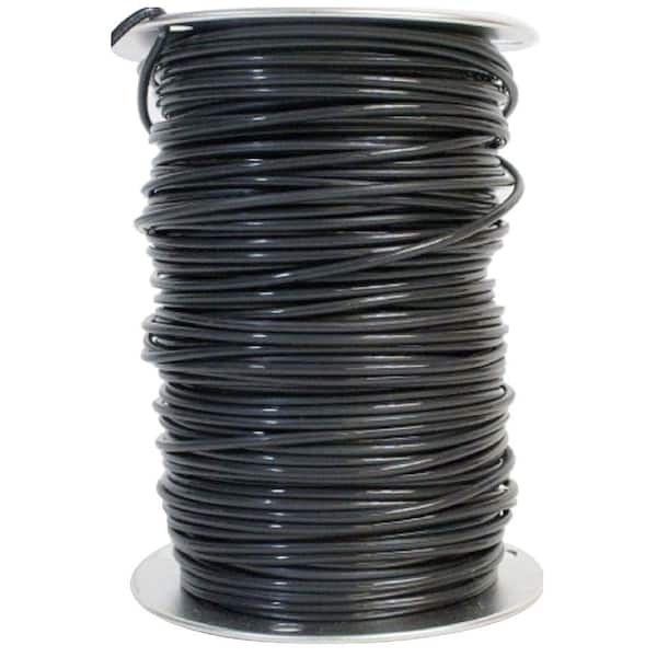 Southwire 500 ft. 10 Black Solid CU THHN Wire