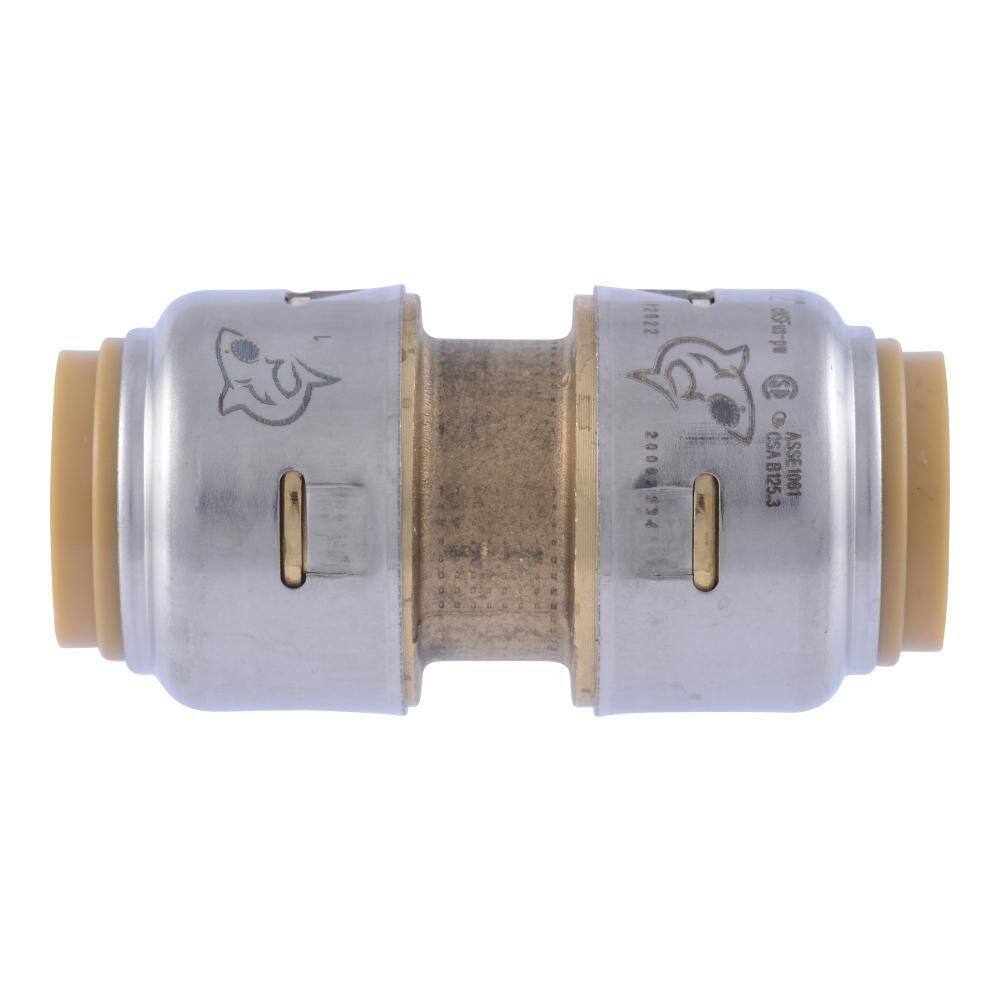 SharkBite 5,1 cm Druckkappe, Push to Connect Messing Sanitärarmatur, PEX Rohr, Kupfer, CPVC, PE-RT, HDPE, UXL0454