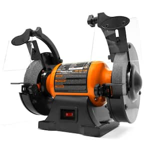 6 in. 2.1 Amp Single Speed Bench Grinder