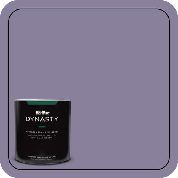 BEHR DYNASTY 1 qt. #S570-5 Live Jazz One-Coat Hide Semi-Gloss Enamel Interior Stain-Blocking Paint and Primer