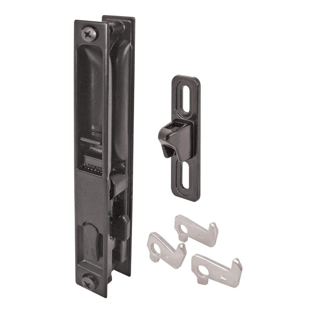 Diecast Non-Keyed  Patio Sliding Door Handle Set for 1 in. to 1-1/8 in. Thick Sliding Glass Doors, Black (Single Pack) price history on PriceWatchPro
