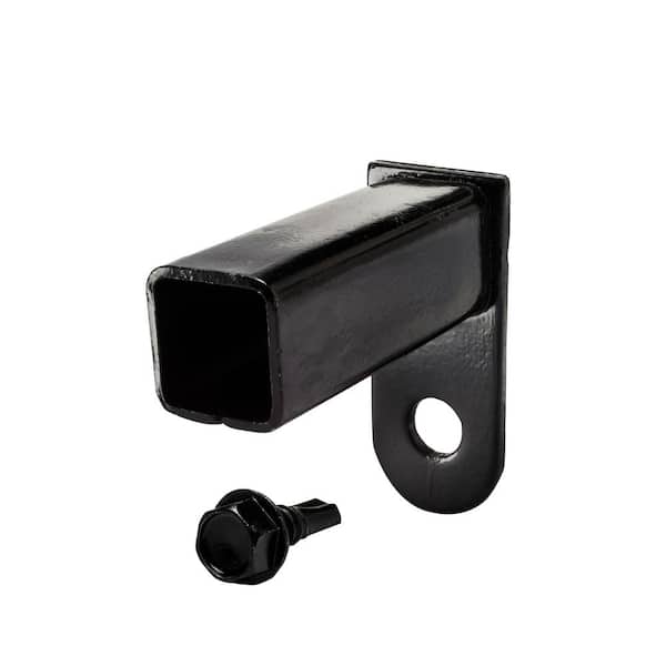 Black Metal Fence Mounting Bracket For Decorative Metal Fence 4-Pack