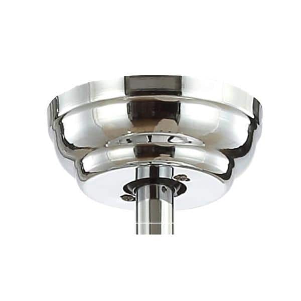 Kate 48" Chrome Crystal Drum LED Ceiling Fan with Remote