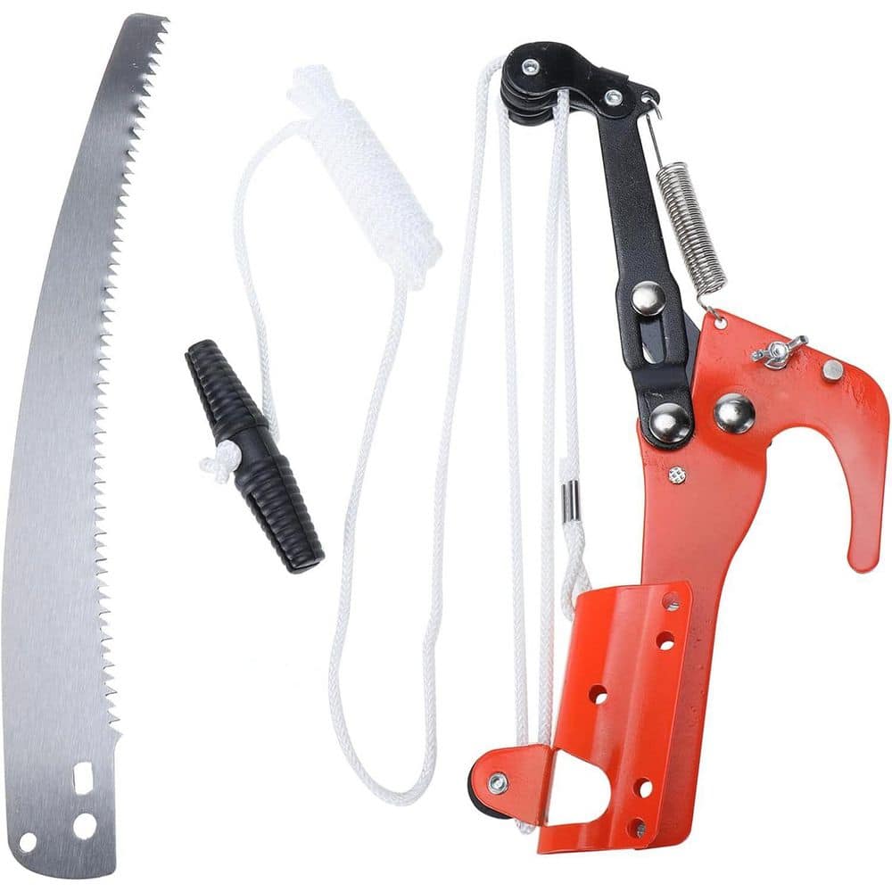 Extendable Pruning Saw with 13.5 in. HSS Blade Tree Branches Trimmer Hedge Clipper Pulley Pruner Head Tool price history on PriceWatchPro