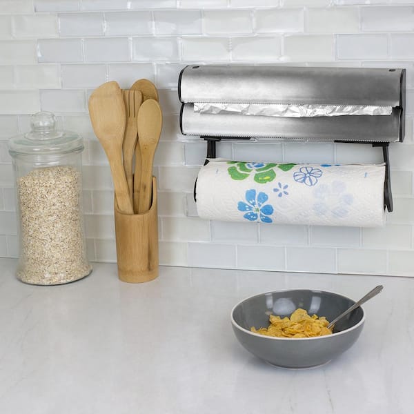 Buy Wholesale China Paper Towel Holder,plastic Wrap Foil Dispenser,wall-mounted  Storage Holders Rack Paper Towel Holder & Storage Holders Paper Towel Holder  at USD 2.98