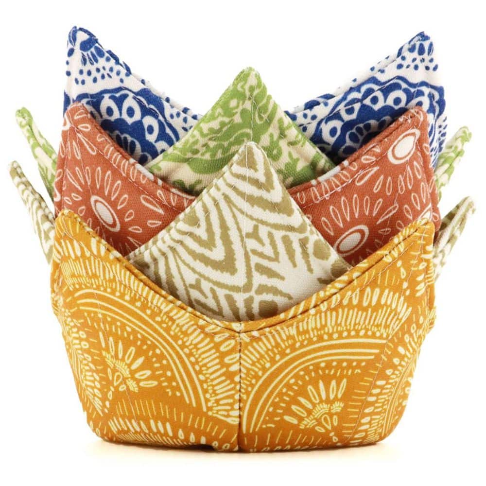 Cotton Gray Microwave-Safe Soup Bowl Cozy Hot Pad Pizza Accessory for Hot and Cold Bowls, 1 Piece price history on PriceWatchPro