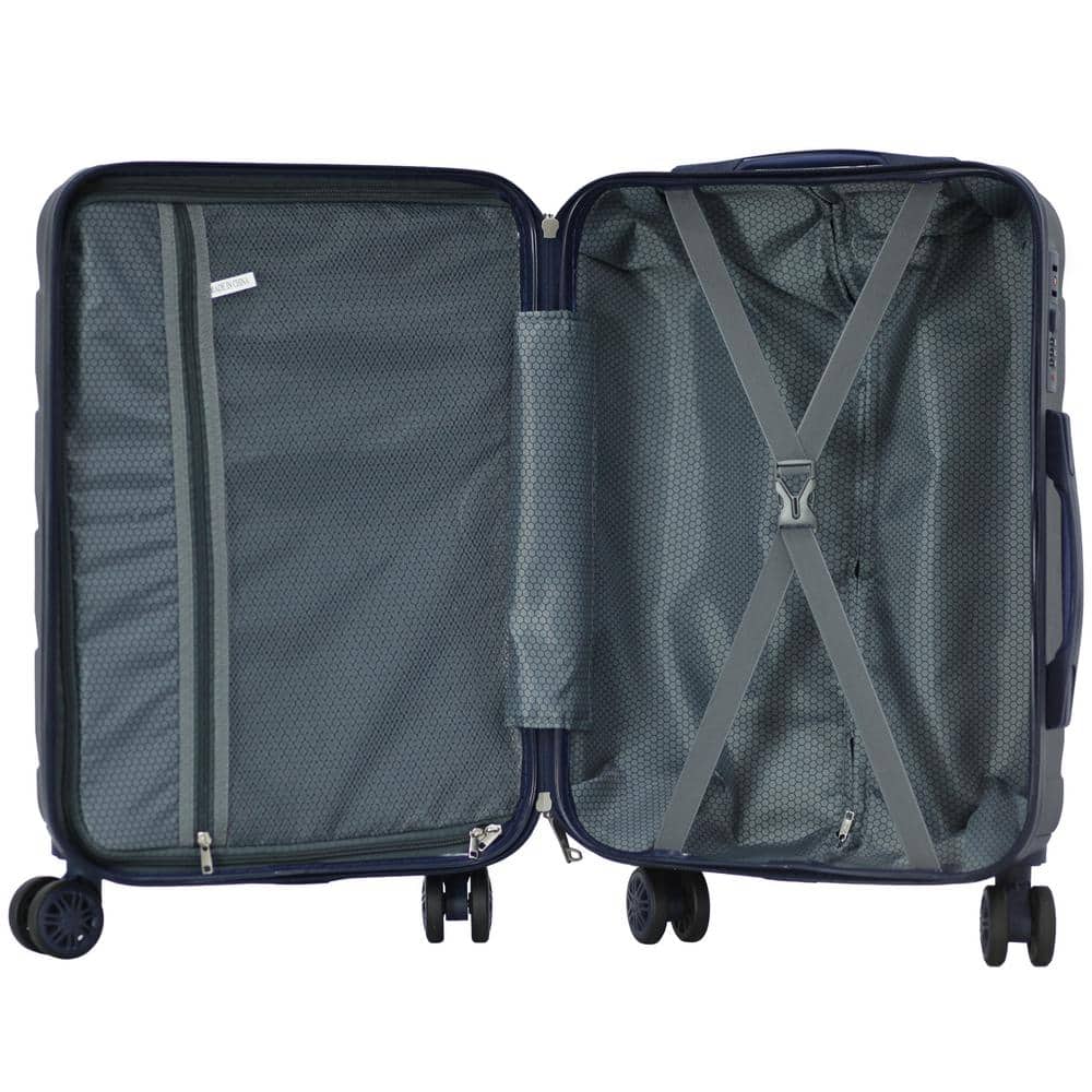 Buy Catalina Waves Nested Hardside Luggage Set in Slate Blue, 3 Piece