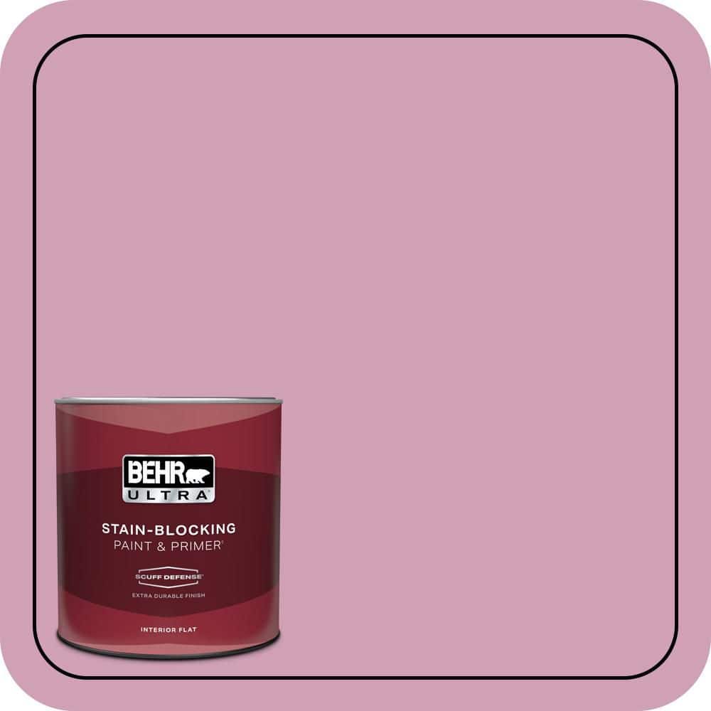 1 qt. #M130-4 Raspberry Smoothie Extra Durable Flat Interior Paint & Primer price history on PriceWatchPro