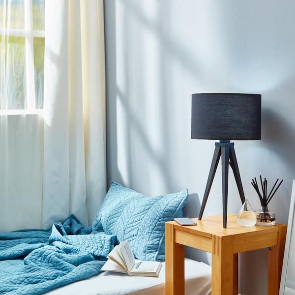 tripod lamp bedside