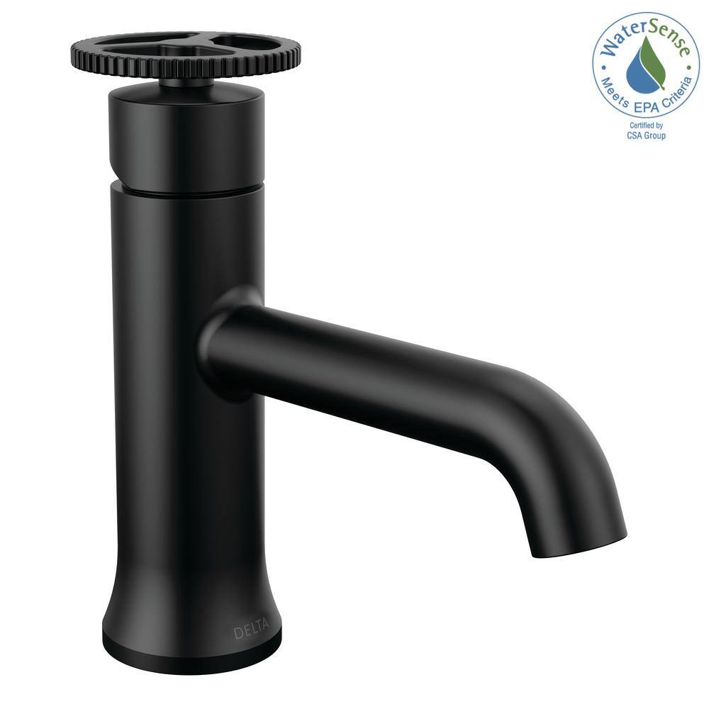 Modern Porcelain and Stainless Steel Single Hole Faucet