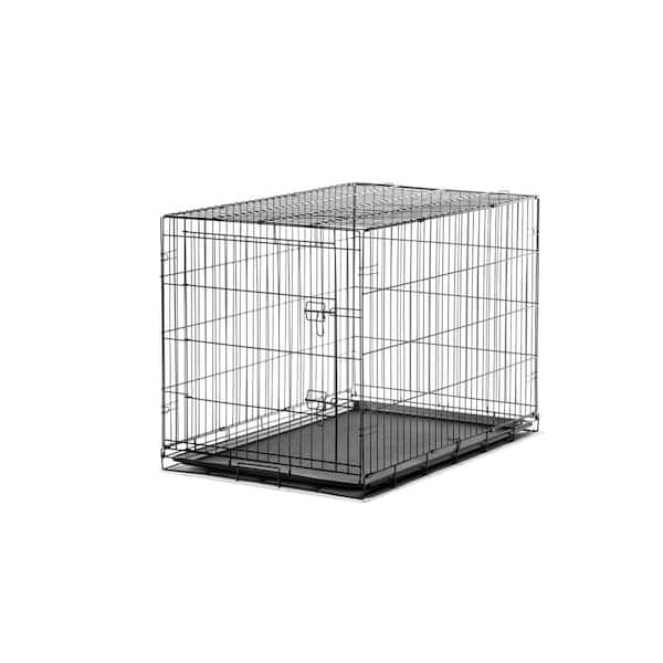 Carlson Pet Products Carlson Secure and Foldable Single Door Wire Dog Crate - Large